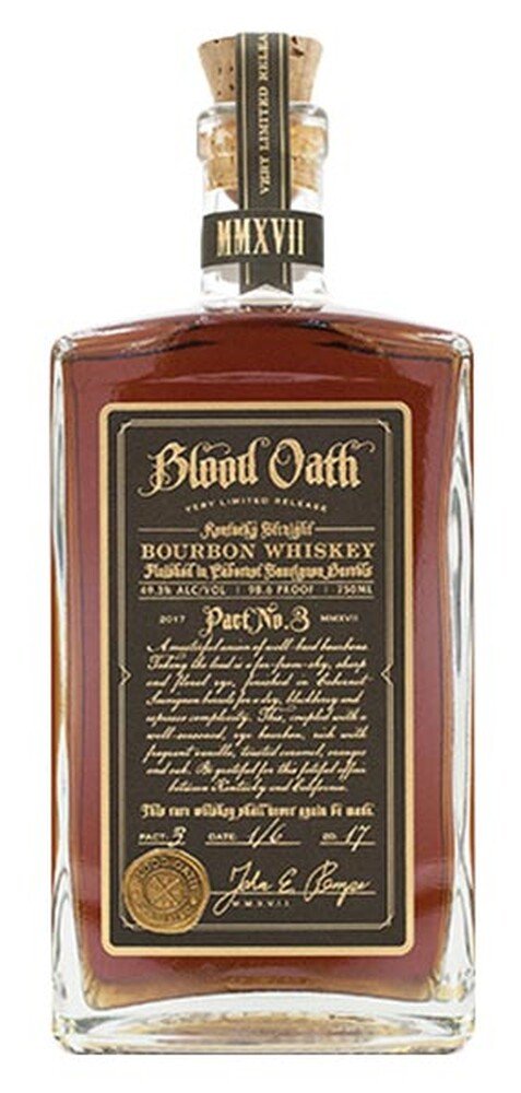 Blood Oath Pact No. 3 Kentucky Straight Bourbon Whiskey