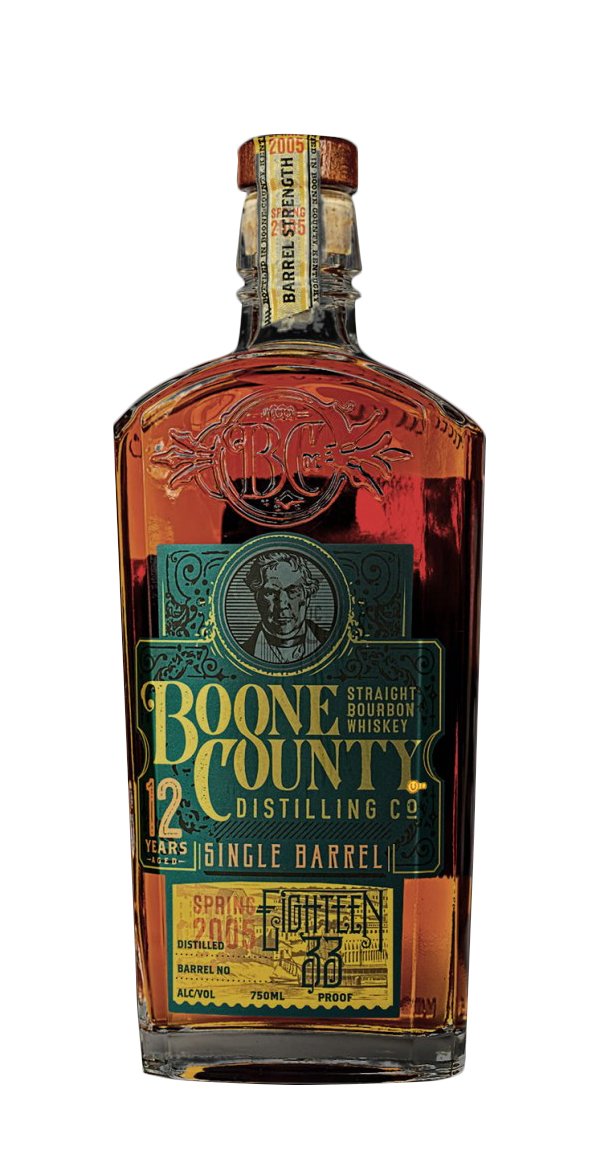 Boone County 1833 12 Year Old Single Barrel Straight Bourbon Whiskey
