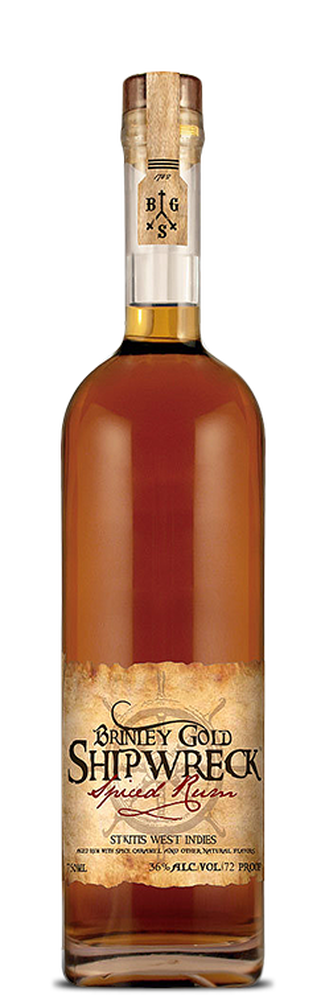 Brinley Gold Shipwreck Spiced Rum