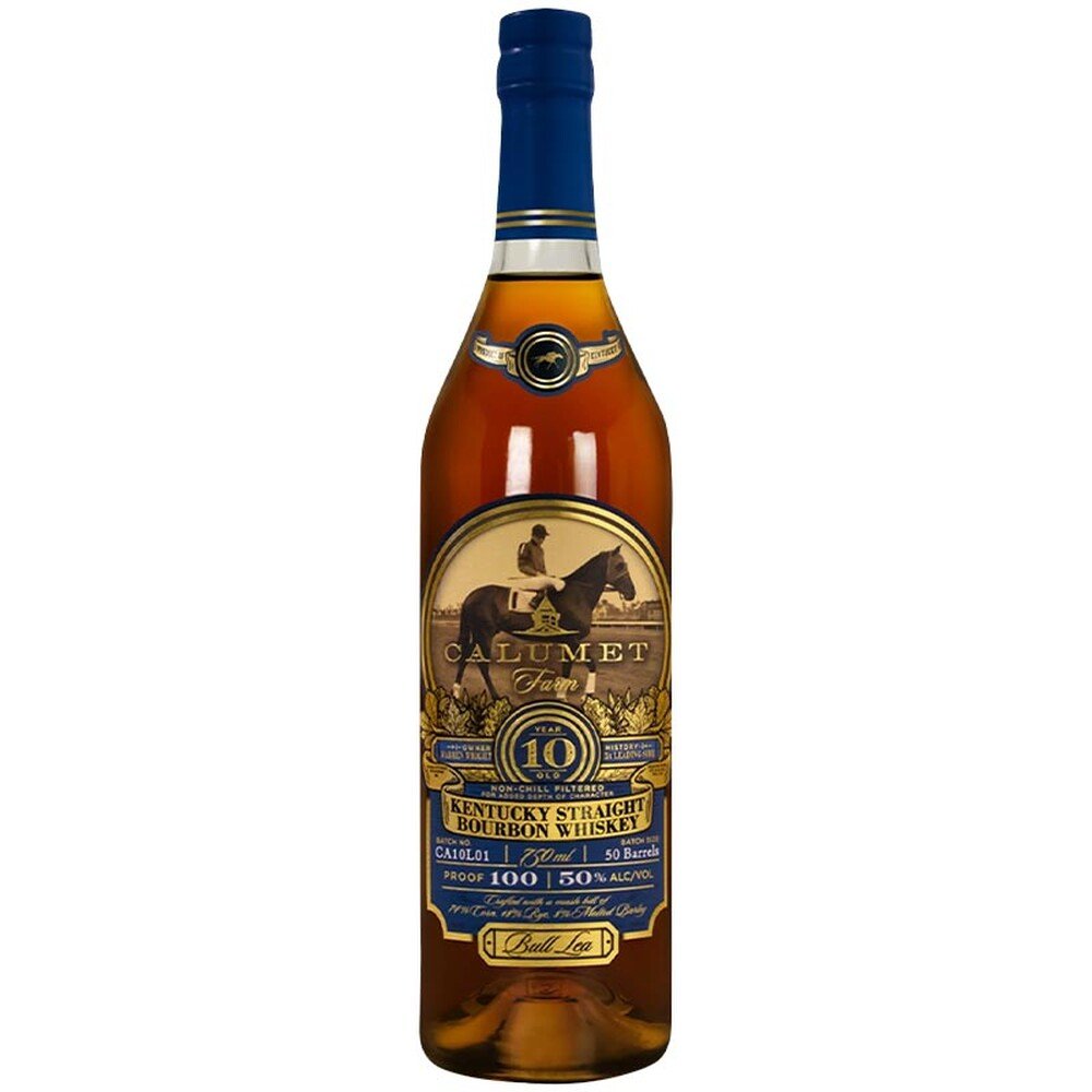 Calumet Farm 10 Year Old Kentucky Straight Bourbon Whiskey