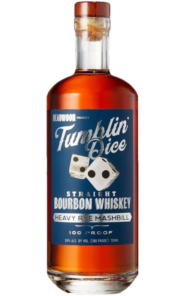 Deadwood Tumblin' Dice Heavy Rye Mashbill Bourbon Whiskey