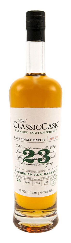 The Classic Cask 23 Year Old Caribbean Rum Finish Blended Scotch Whisky