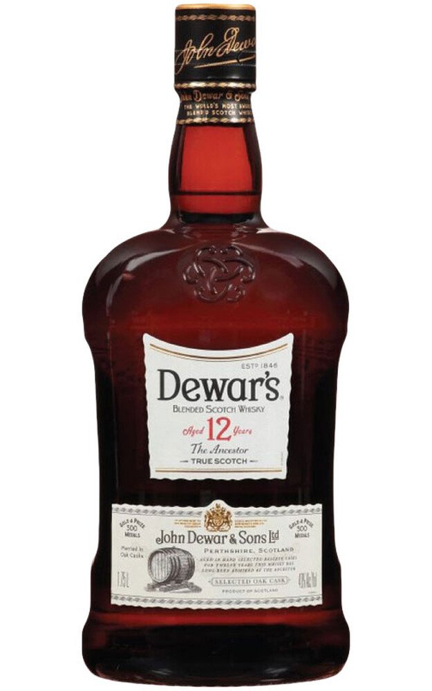 Dewar's 12 Year Old Blended Scotch Whisky (1.75L)