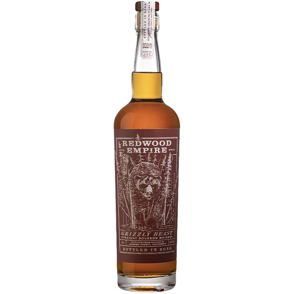 Redwood Empire Bottled in Bond Grizzly Beast Straight Bourbon Whiskey