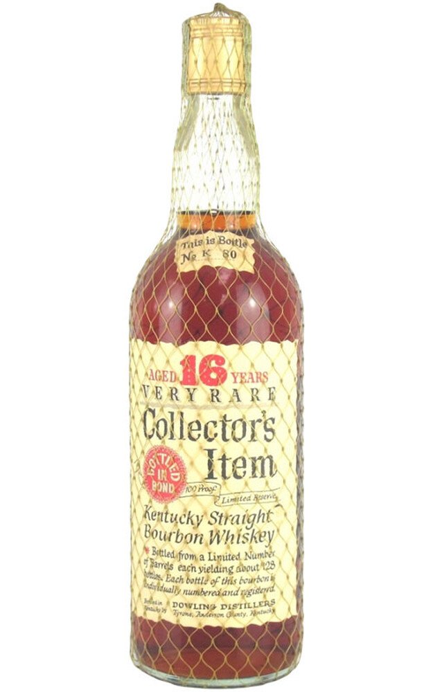 Dowling Distillers Collector's Item 16 Year Old Bottled in Bond 1953