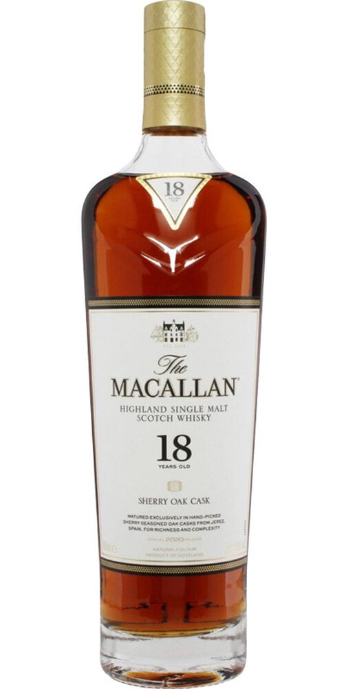 The Macallan 18 Year Old Sherry Oak 2021 Edition Single Malt Scotch Whisky