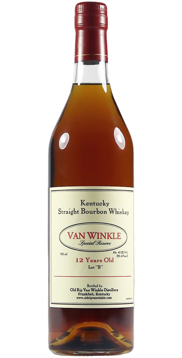 Van Winkle Special Reserve Lot "B" 12 Year Old Bourbon Whiskey