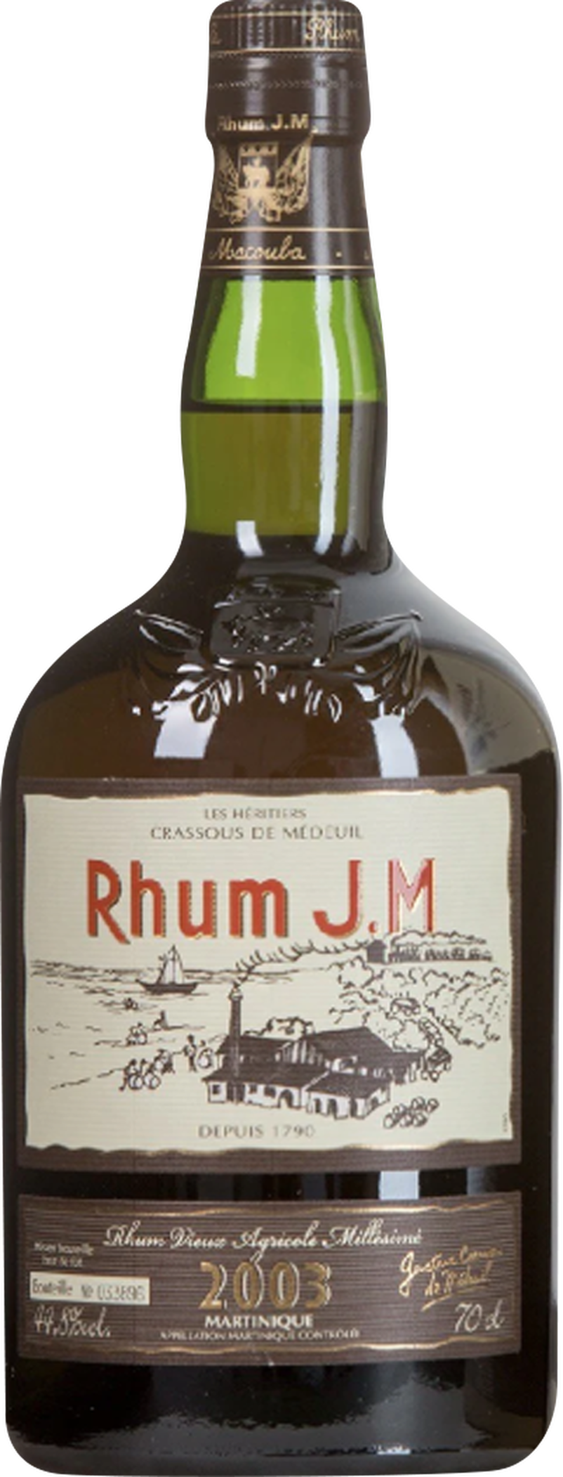 2003 J.M Rhum Vieux Agricole Millesime