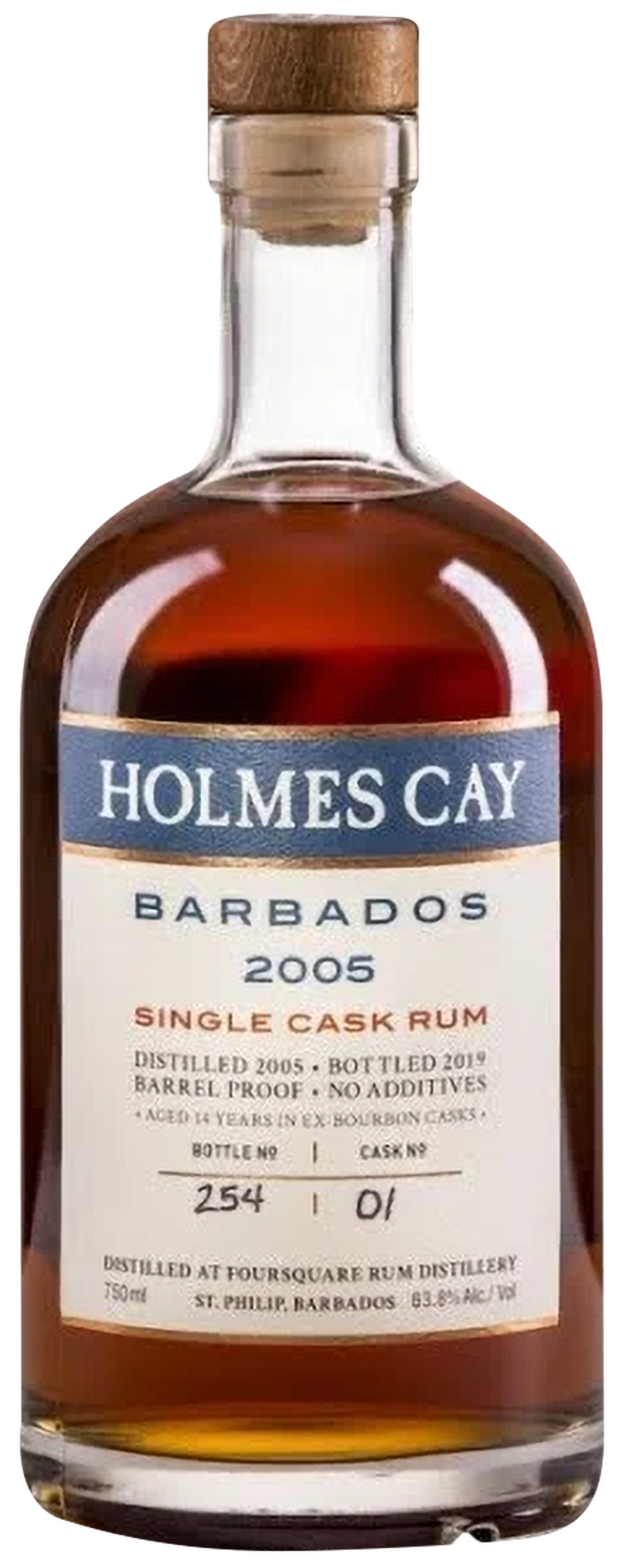 2004 Holmes Cay Foursquare 14 Year Old Single Cask Rum