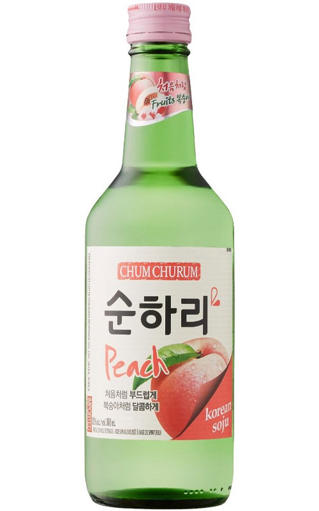 Chum Churum Peach Soju (375mL)