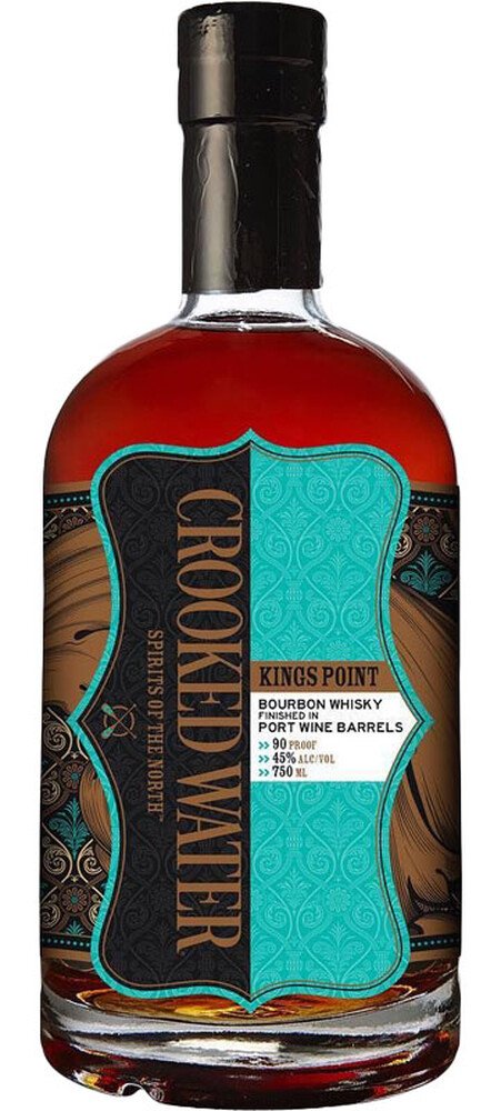 Crooked Water Kings Point Port Wine Barrel Finish Straight Bourbon Whisky