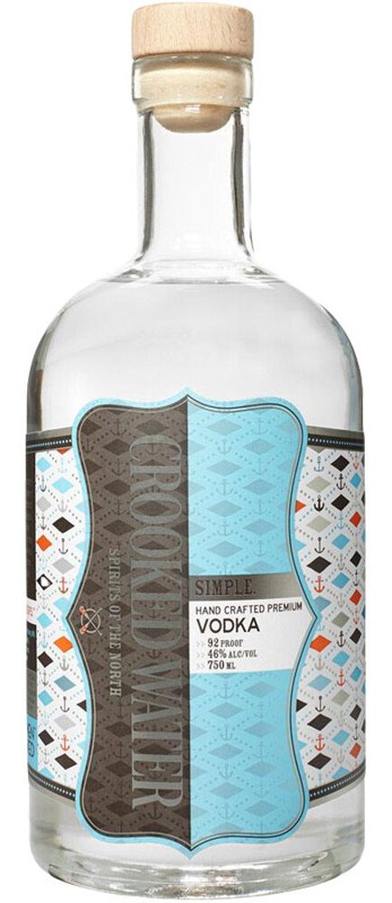Crooked Water Simple Hand Crafted Premium Vodka