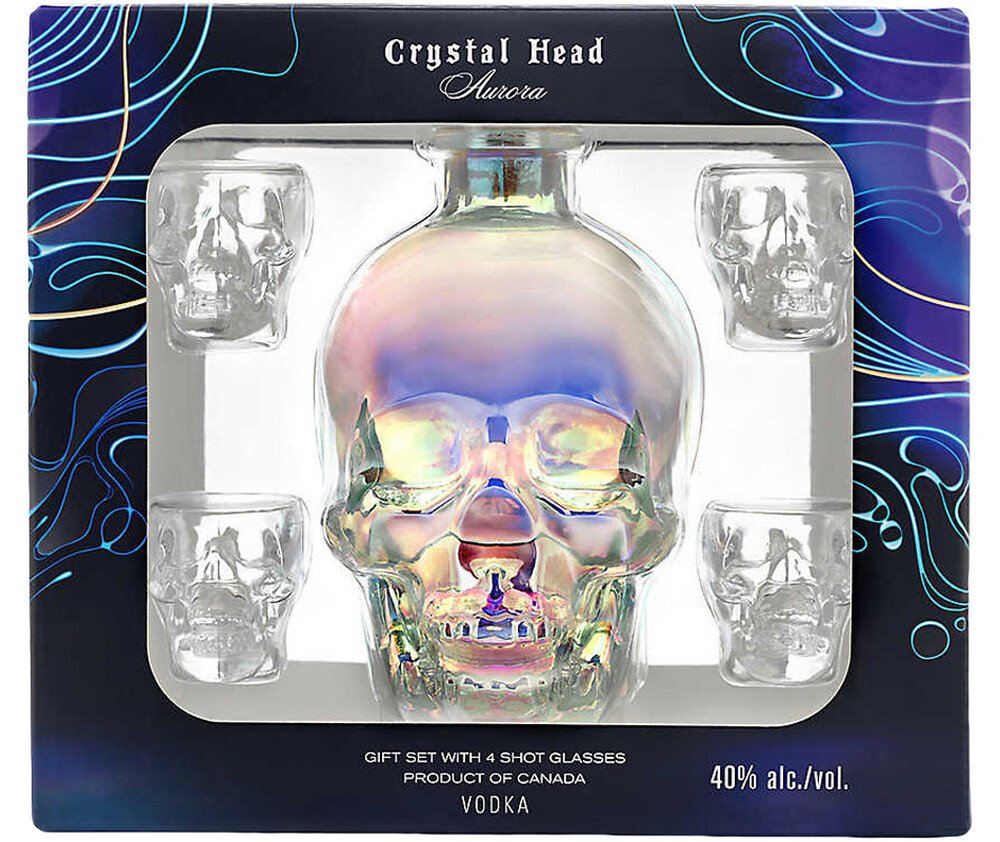 Crystal Head Aurora Vodka Gift Set