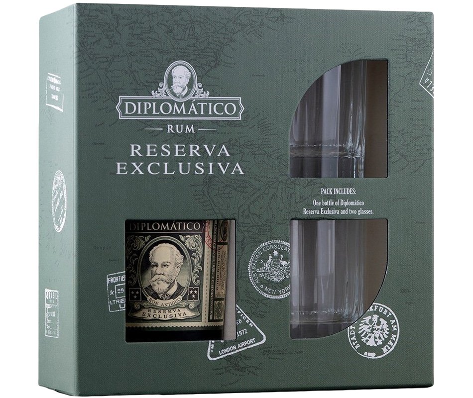 Diplomático Reserva Exclusiva Rum Gift Set