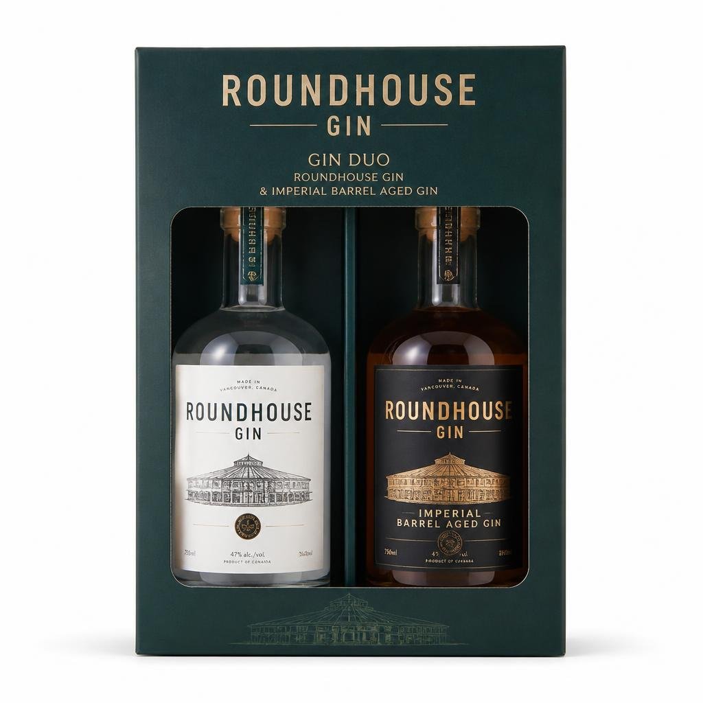 Roundhouse Gin & Imperial Barrel Aged Gin - Duo