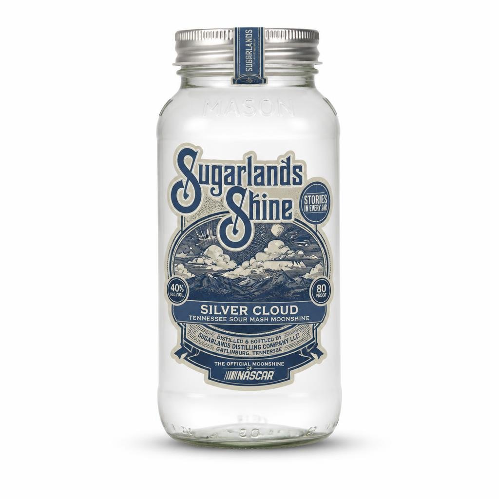 Sugarlands Shine Silver Cloud Tennessee Sour Mash Moonshine