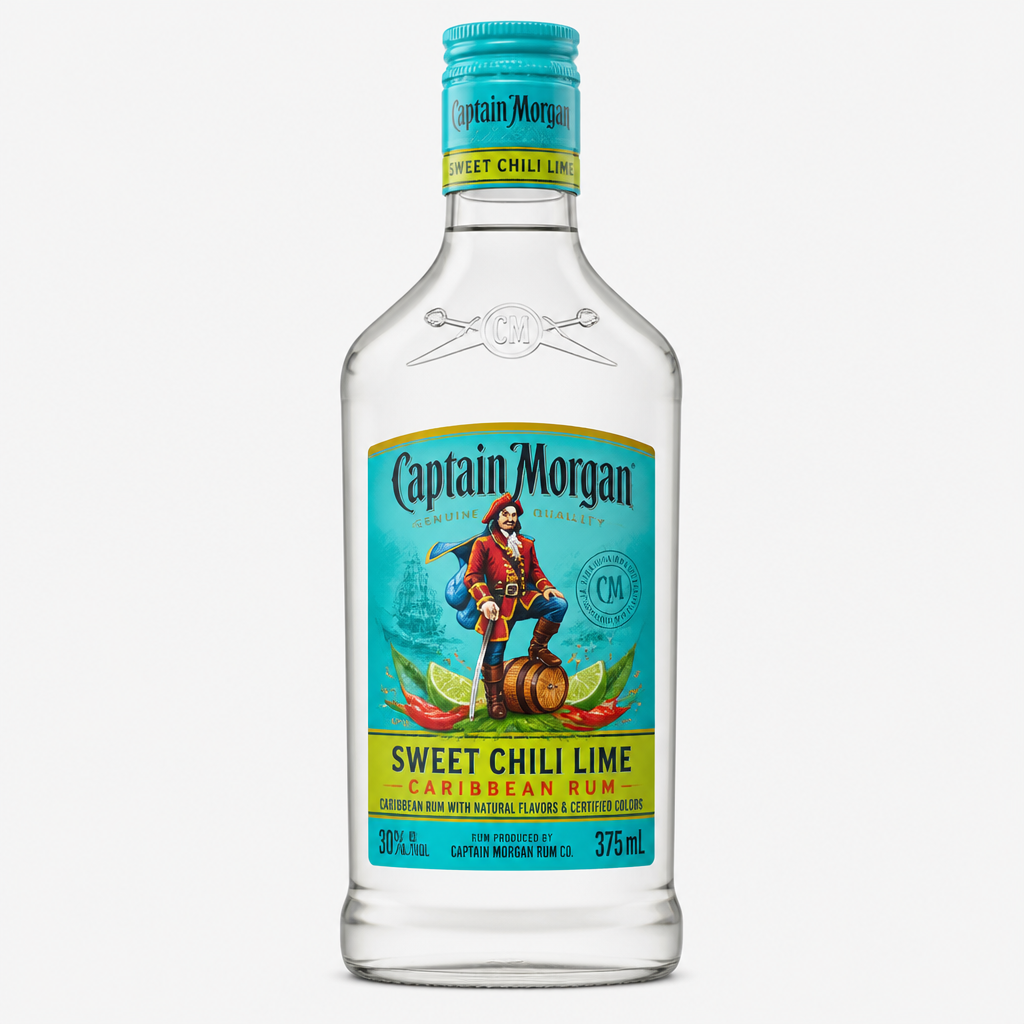 Captain Morgan Sweet Chili Lime Caribbean Rum (375mL)