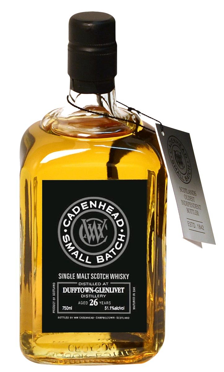 Cadenhead Dufftown-Glenlivet 26 Year Old Single Malt Scotch Whisky