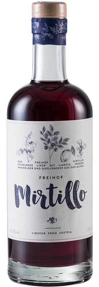 Freihof Mirtillo Blueberry Liqueur