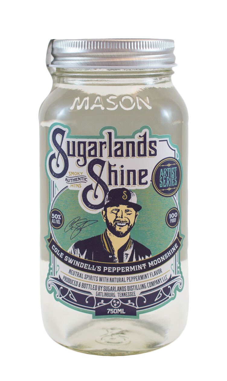 Sugarlands Shine Cole Swindell’s Peppermint Moonshine 750ml