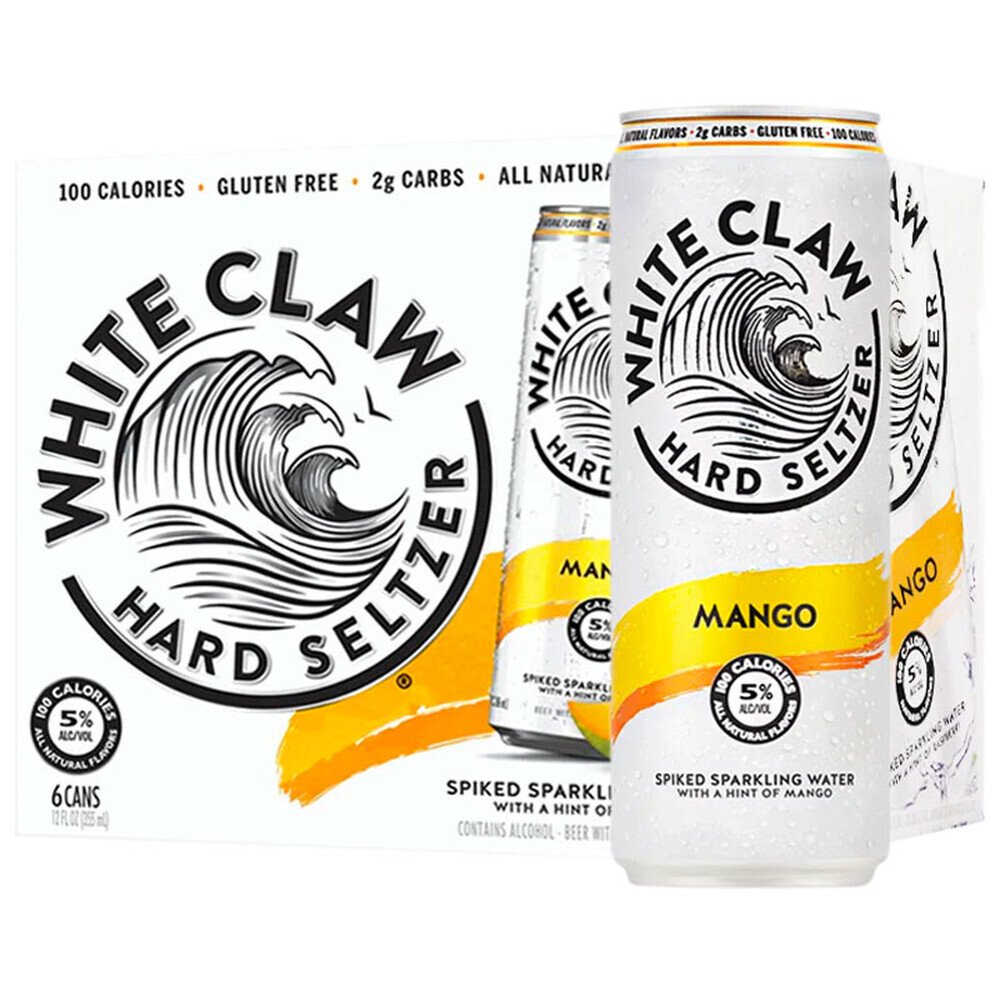 White Claw Mango Hard Seltzer 6-Pack
