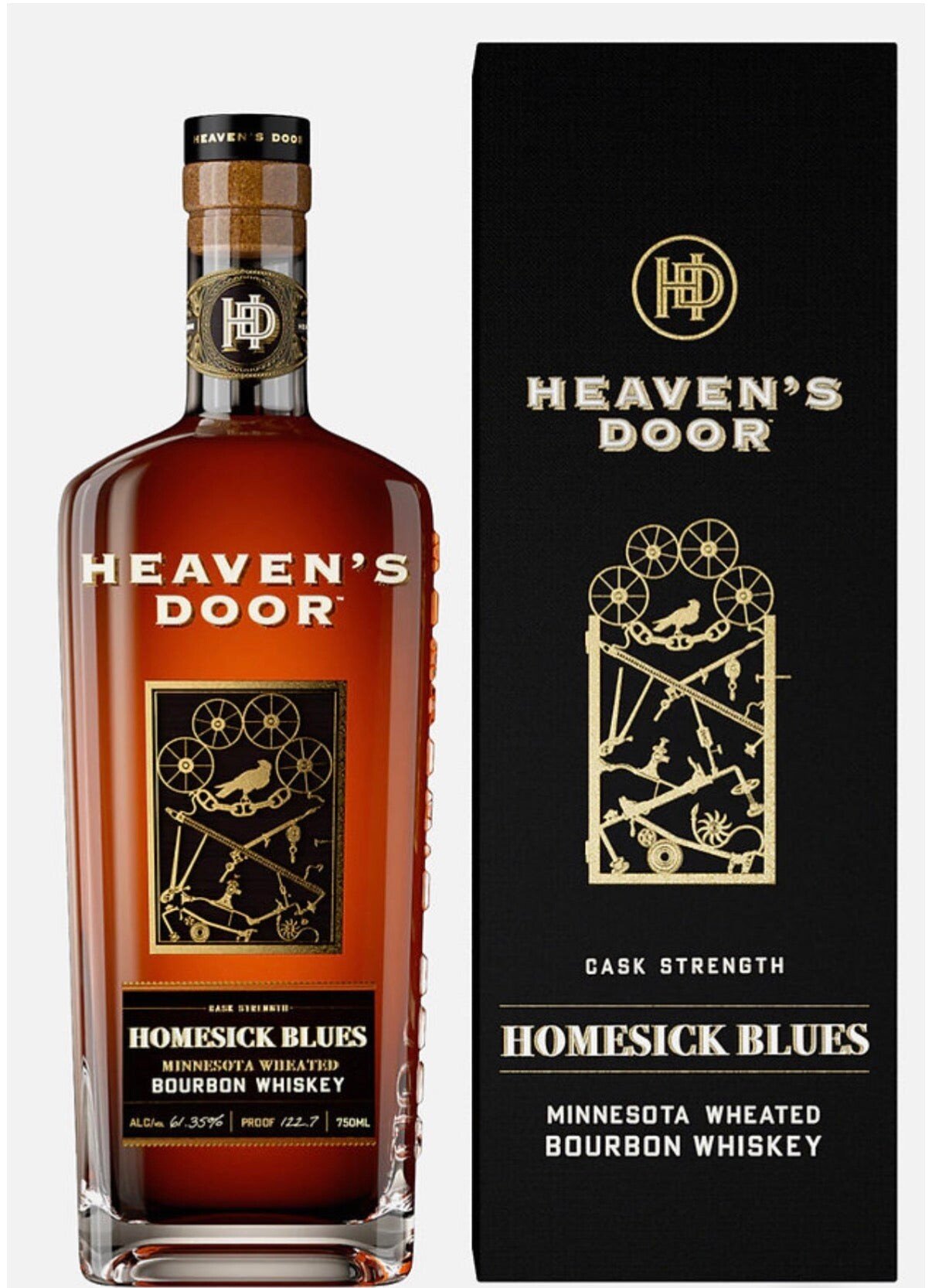 Heaven’s Door Homesick Blues Minnesota Wheated Bourbon 122.7 Proof