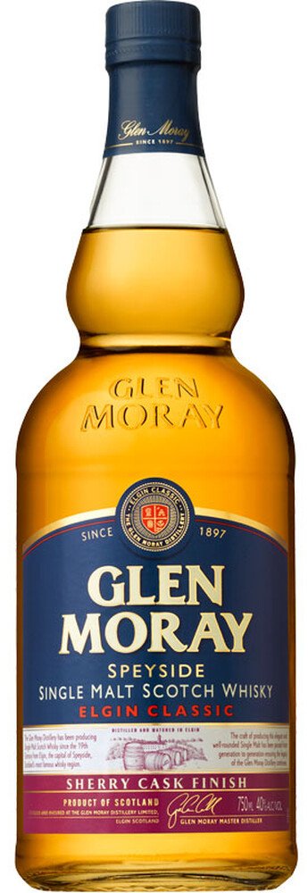 Glen Moray Sherry Cask Finish Single Malt Scotch Whisky