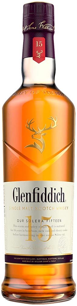Glenfiddich 15 Year Old Solera Reserve Single Malt Scotch Whisky