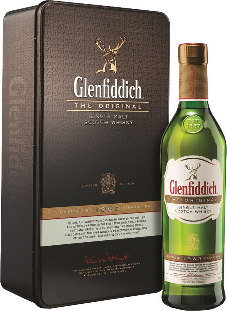 Glenfiddich The Original 1963 Single Malt Scotch Whisky
