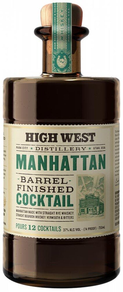 High West Manhattan Barrel Finished Cocktail