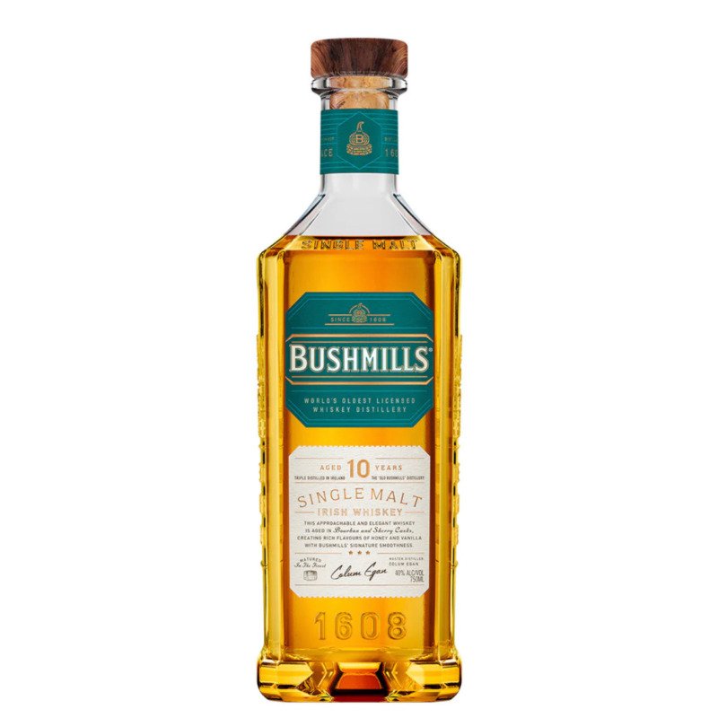 Bushmills 10 Year Old Single Malt Irish Whiskey