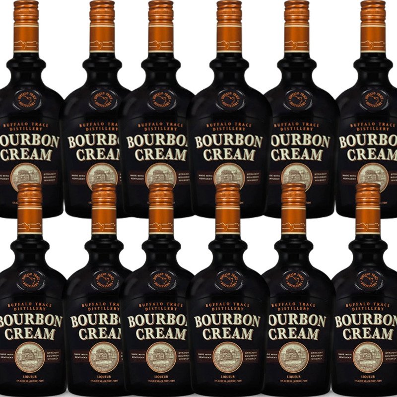 Buffalo Trace Bourbon Cream Liqueur Case of 12 Bottles