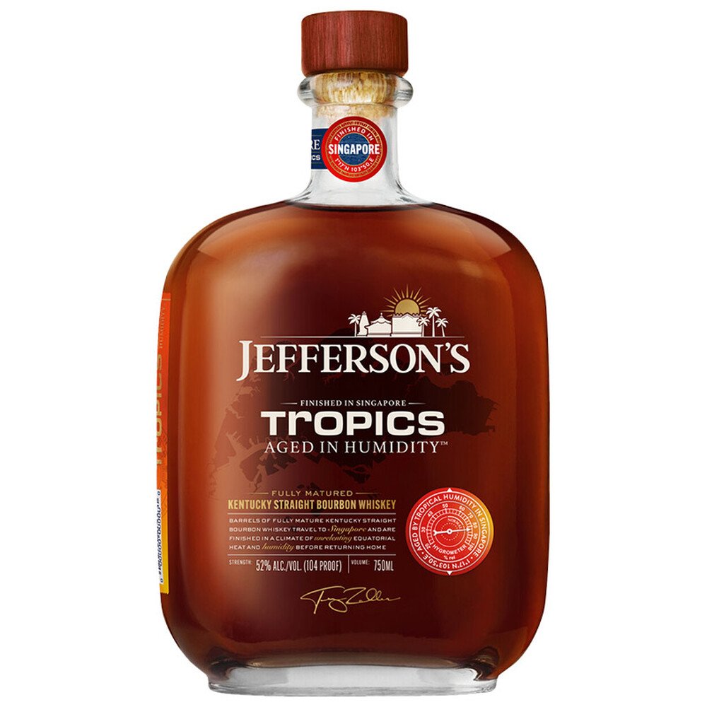 Jefferson's Tropics Singapore Straight Kentucky Bourbon Whiskey