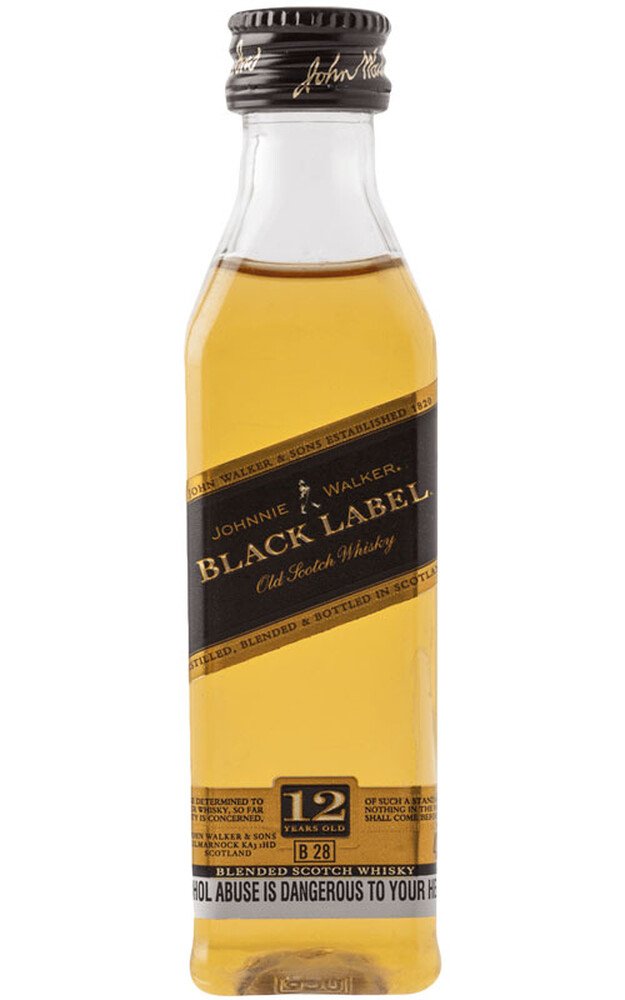 Johnnie Walker Black Label 12 Year Old Blended Scotch Whisky (50mL) (50mL)