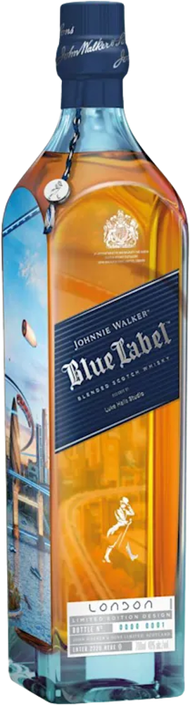 Johnnie Walker Blue Label Cities of the Future London 2220 Blended Scotch Whisky