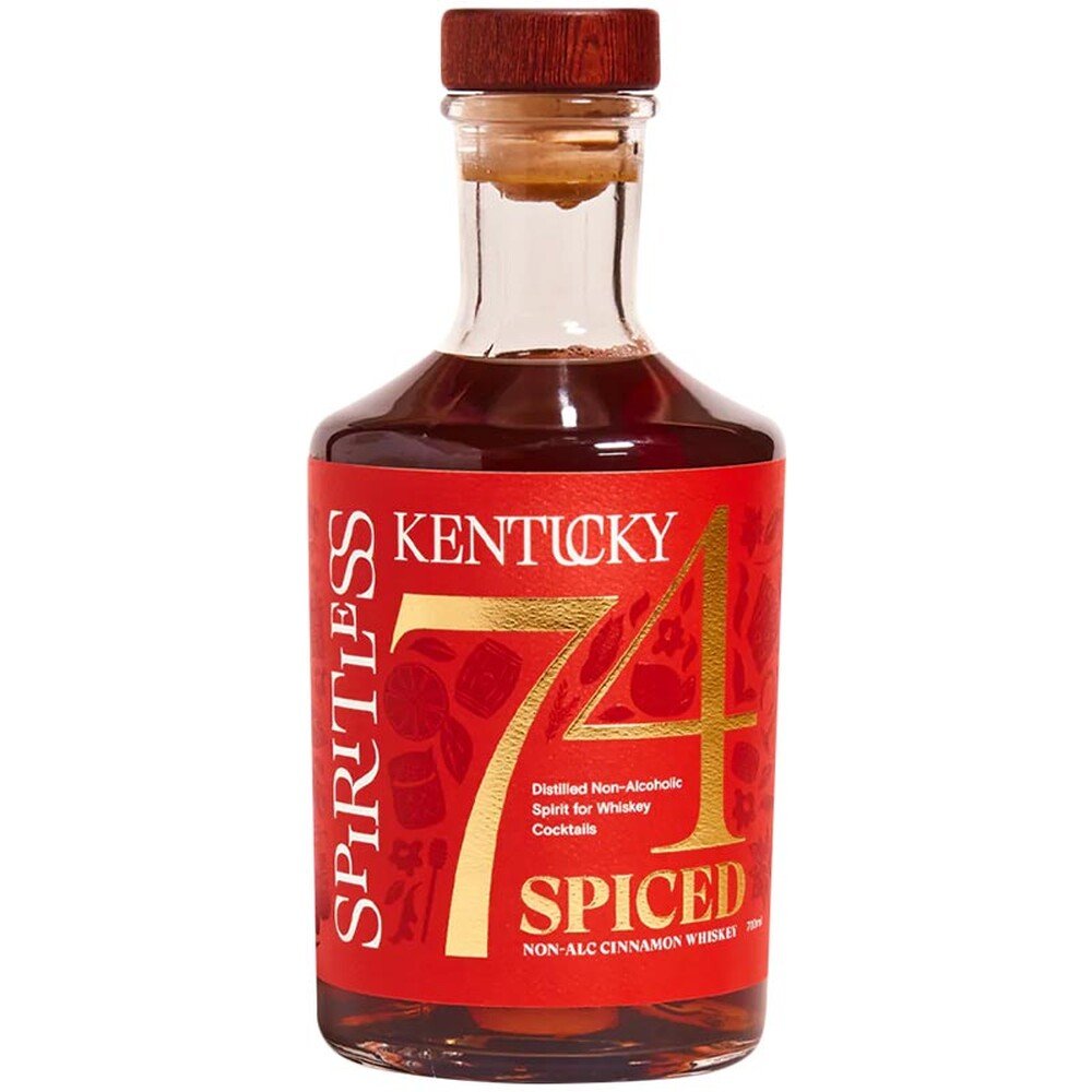 Kentucky 74 Spiced Non-Alcoholic Cinnamon Whiskey (700mL)