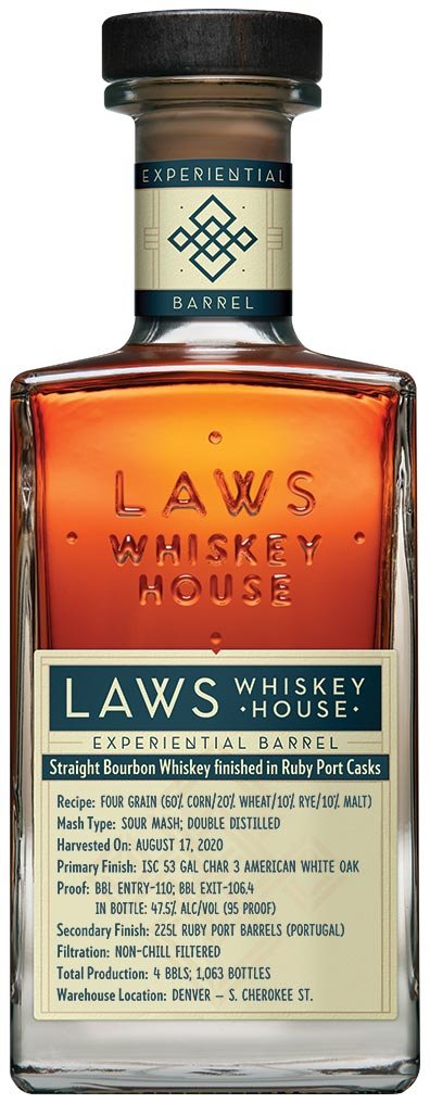 Laws Four Grain Ruby Port Cask Finish Bourbon (Experimental Barrel)