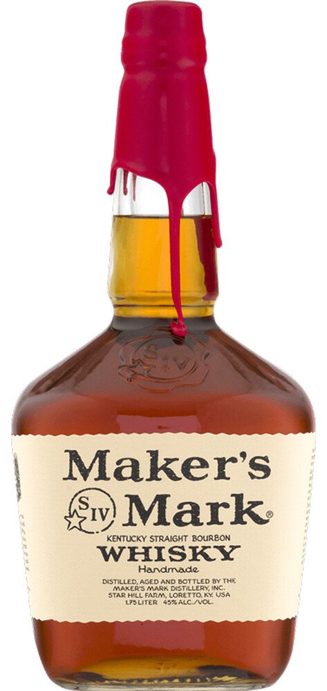 Maker's Mark Handmade Kentucky Straight Bourbon Whiskey (1.75L)