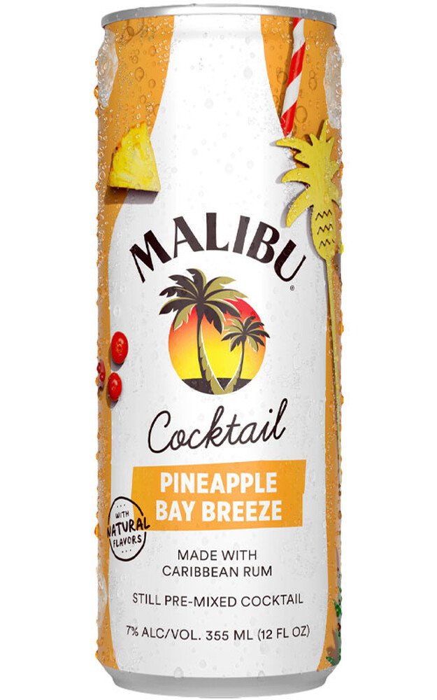 Malibu Pineapple Bay Breeze Cocktail 4-Pack