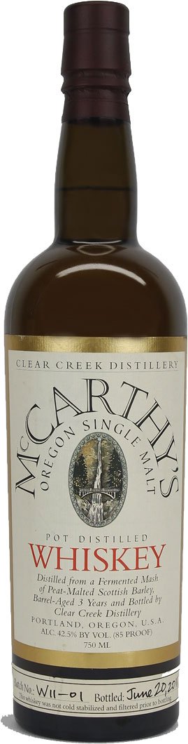 McCarthy's Oregon Single Malt Whiskey
