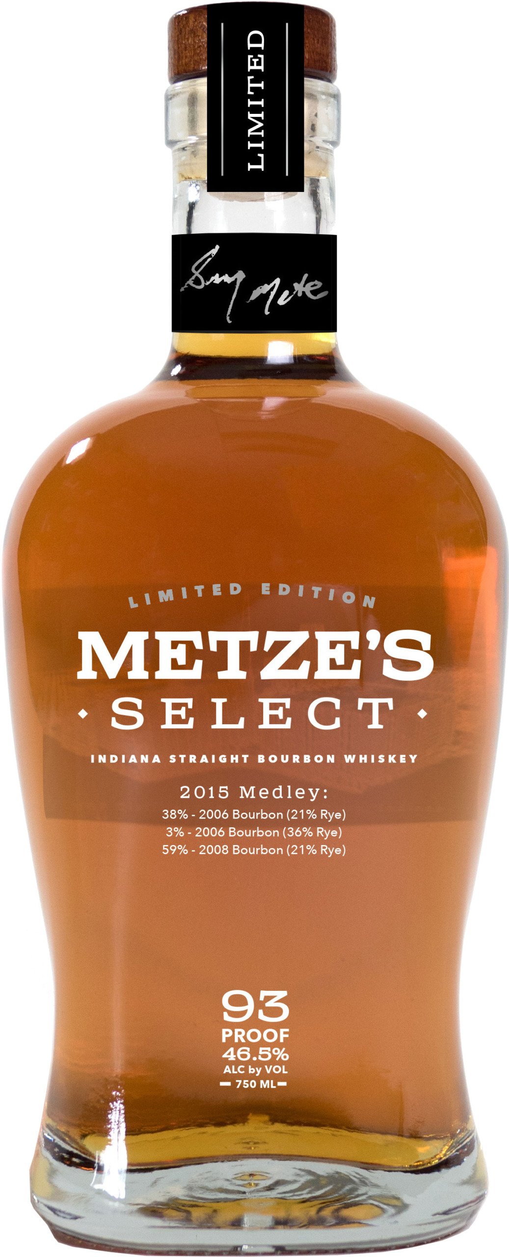 Metze's Select Indiana Straight Bourbon Whiskey 2015 Medley