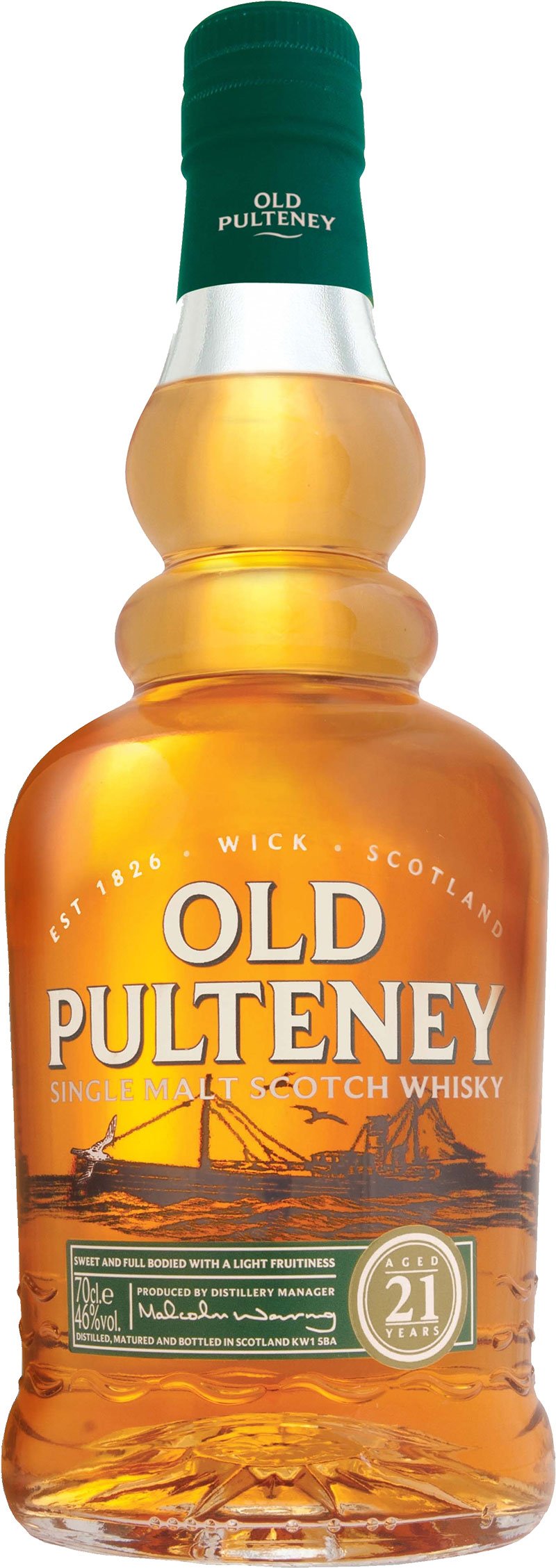 Old Pulteney 21 Year Old Single Malt Scotch Whisky