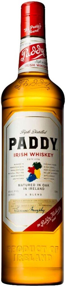 Paddy Old Irish Whiskey