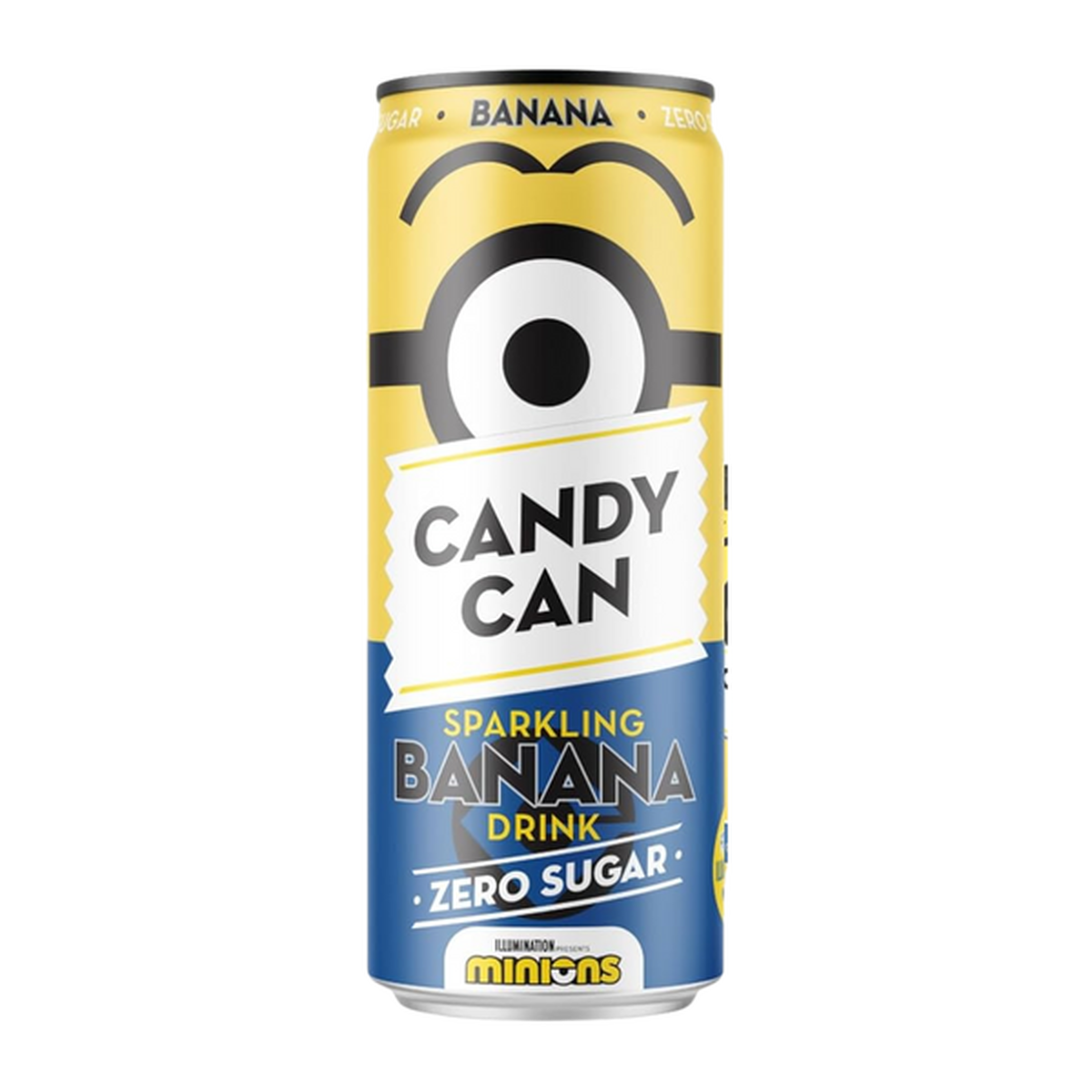 Minions Candy Can Banana Sparkling Drink - Zero Sugar - Netherlands