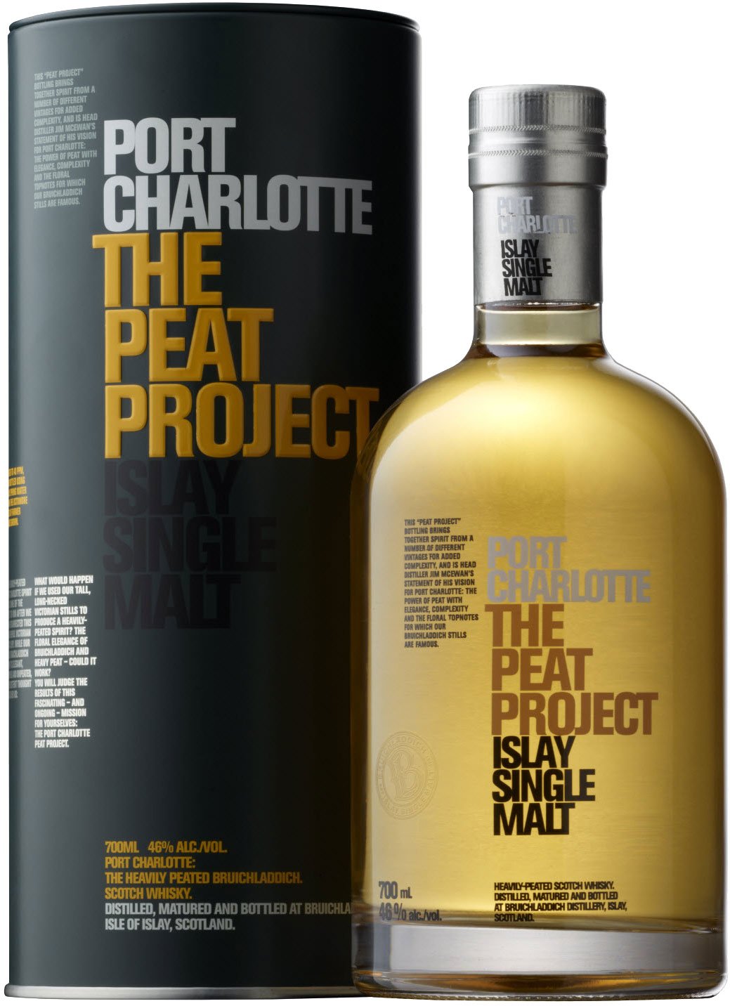 Bruichladdich Port Charlotte The Peat Project Islay Single Malt Scotch Whisky
