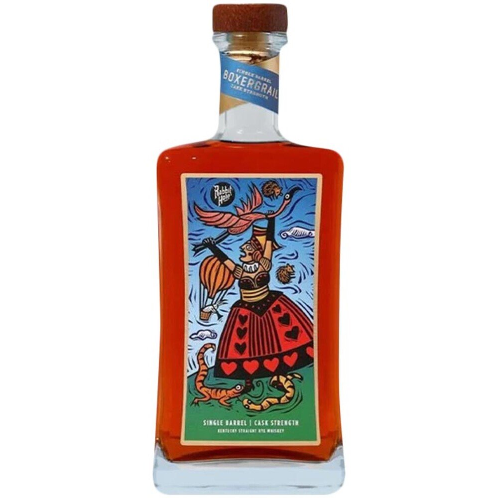 Rabbit Hole Boxergrail Single Barrel Cask Strength Rye Whiskey (Blue Label)
