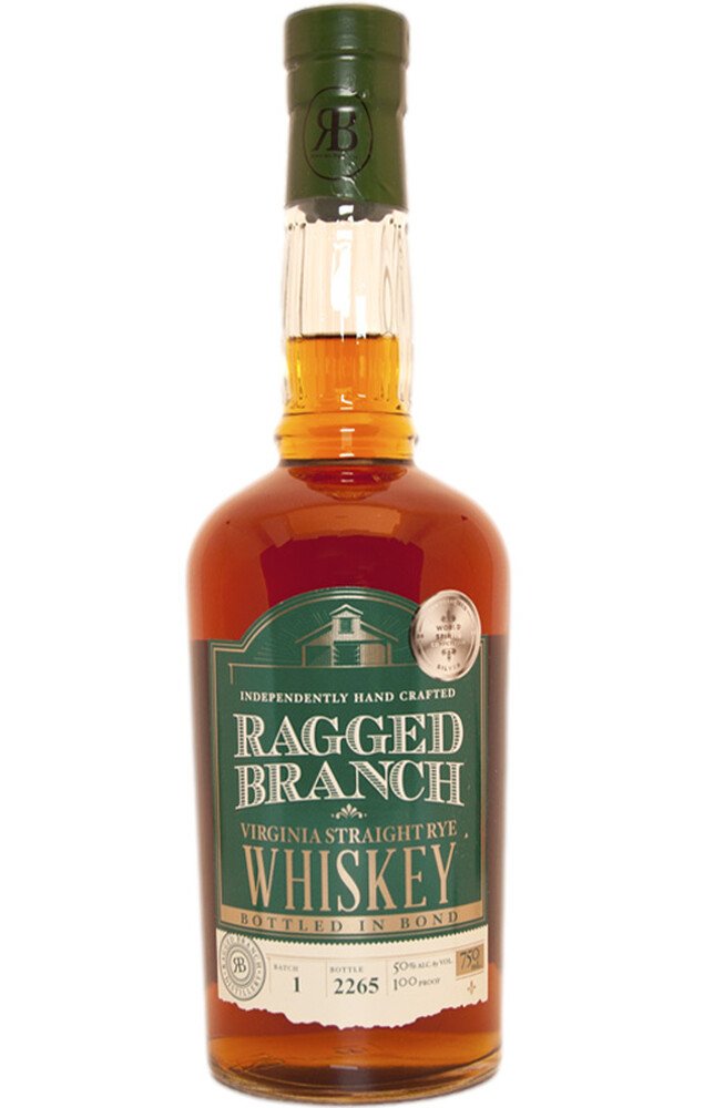 Ragged Branch Bottled In Bond Virginia Straight Rye Whiskey