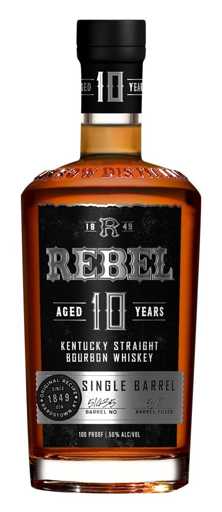 Rebel 10 Year Old Single Barrel Kentucky Straight Bourbon Whiskey