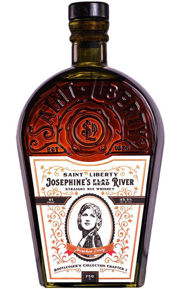 Saint Liberty Josephine's Flathead River Straight Rye Whiskey