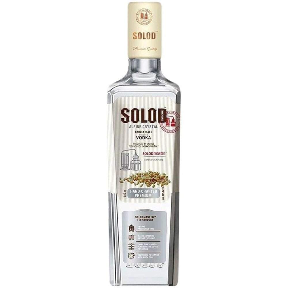 Solod Alpine Crystal Barley Malt Flavored Vodka